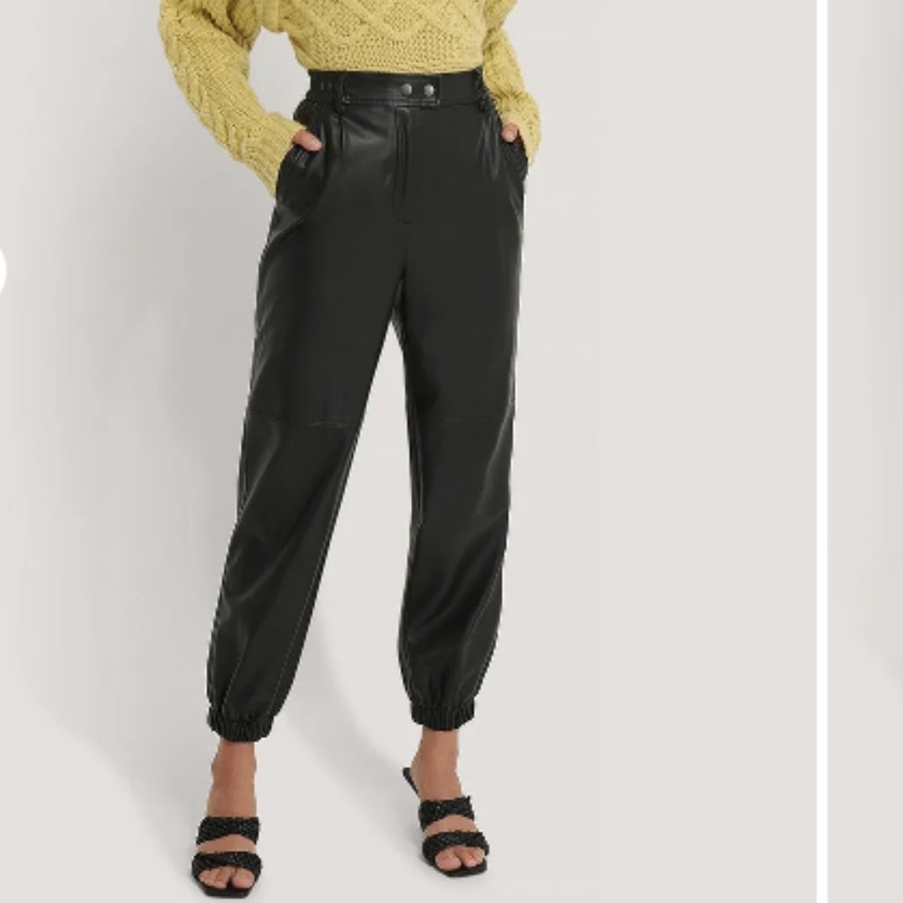 NAKD Elastic PU Pants